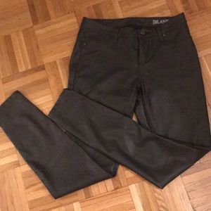 Blank NYC grey leather jeans